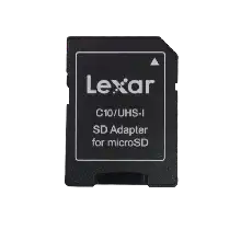 LEXAR C10-UHS-I SD TO MICROSD CARD HOLDER